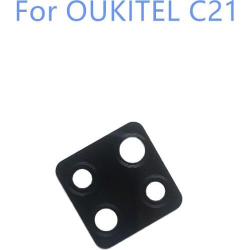 New For OUKITEL C21 Back Rear Camera Lens Glass Cover For OUKITEL C21 Cell Phone Spare Parts Flims