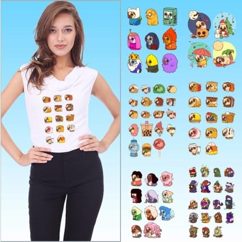 Various images of animals Ironing stickers Heat-sensitive patches Thermal transfer printing Heat Vinyl Ironing Stickers Decor