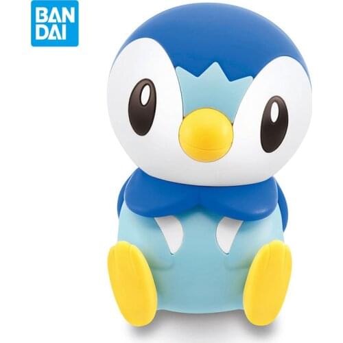 Bandai Pokemon Assemble Figure Model Piplup Penguin Anime Japanese Animation Chinese Packaging Action Doll Childrens Toy Gift