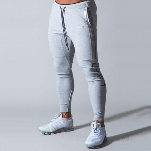 Dropshipping Jogging Pants Men Sport Sweatpants Running Pants Men Joggers Cotton Trackpants Slim Fit Pants Bodybuilding Trouser