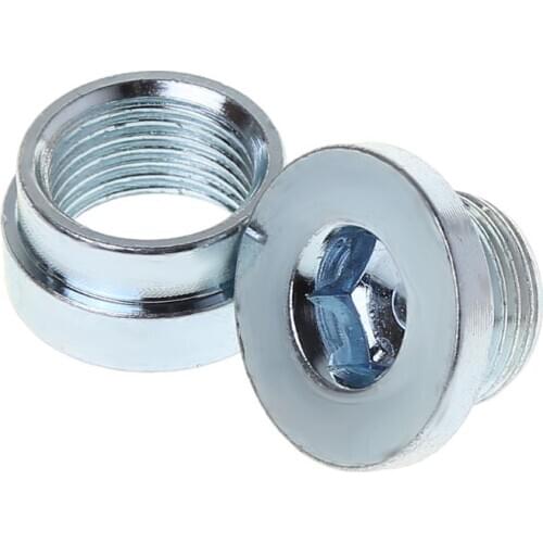 2PCS/Set Universal O2 Oxygen Sensor Weld On Bung & Plug Wideband Nut & Cap Kit Stepped Nut Adapter for Custom Exhaust Headers