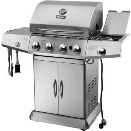 HIGH-END configuration and perfect appearance outdoor gas bbq grill,four burner+side burner gas bbq grill