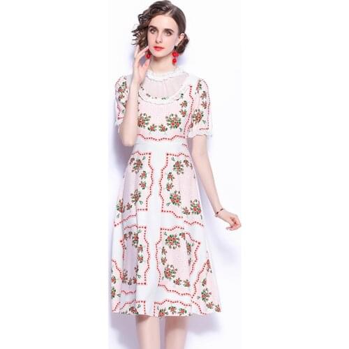 WTIANYUW High Quality New Fashion Women 2021 Summer Dress Luxury Famous Brand European Design Party Style Dress