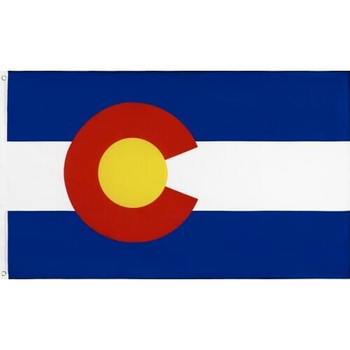 Xiangying 90x150cm us usa state colorado Flag