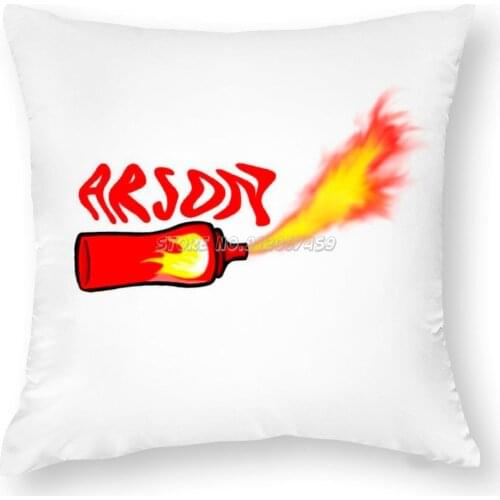 Arson Penguin Meme Pillow Case Cushions for Living Room Sofa Cushion Covers Decorative Throw Pillow Cover Red Red Penguin Meme P