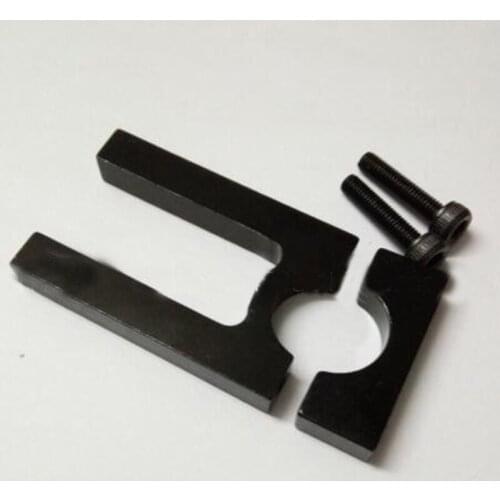 2PCS 12mm Pipe Clamp Aluminum Alloy Tube Motor Mount Fixture Clip Holder for Carbon Fiber RC Model Aircraft
