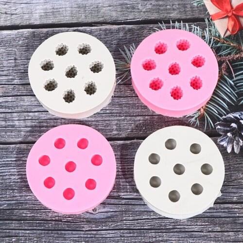 3D Raspberry Blueberry Shape Silicone Mold Sugar Craft Soap Baking Tool Cake Mould Chocolate Pastry Gadget DIY Homemade Supplies