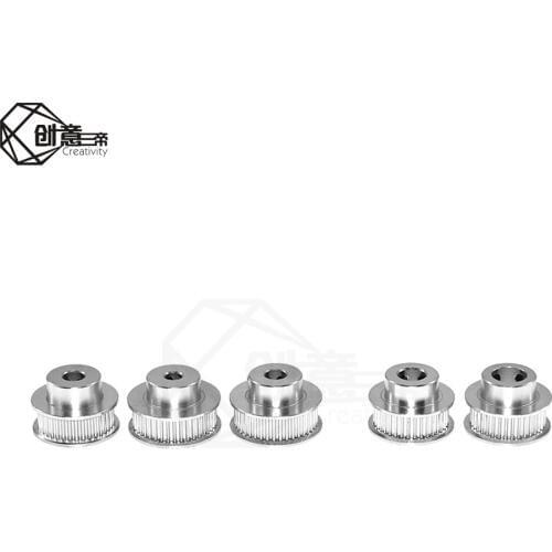 5pcs New GT2 Timing Pulley 30 Tooth Wheel Bore 5mm 8mm Aluminum Gear Teeth Width 6mm Parts For Reprap 3D Printers Part