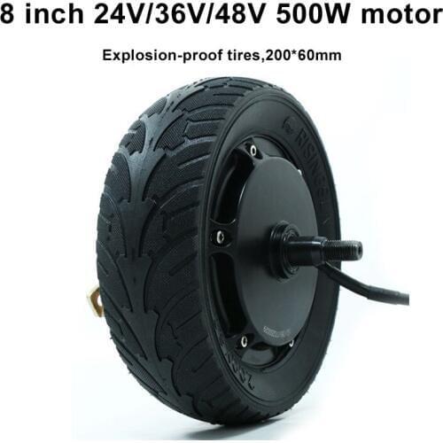 8inch 200*60 wide tyre scooter motor 8 wire brushless hall motor mute motor 24V/36V/48V general