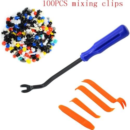 Free shiping Auto Fastener Removal Tool Car Door Panel Remover Tool Car Auto Removal Trim Clip Fastener Disassemble Vehicle