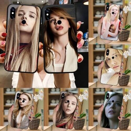 Sexy girl Chloe Grace Moretz Phone Case For Xiaomi Redmi note 7 8 9 pro 8T 9A 9S Mi Note 10 Lite pro