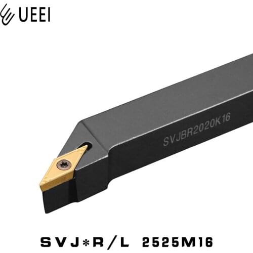 1Pcs SVJBR2525M16 CNC turning tool holder indexable tools MCLNR High quality and hardness External Lathe Cutting Tool