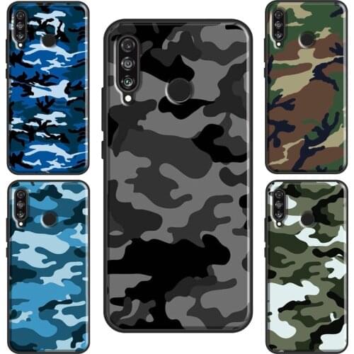 Camouflage Camo Military Army Case For Huawei P Smart 2019 Y7 Nova 5T P30 P20 P40 Lite Mate 20 For Honor 10i 8A 8X 9X