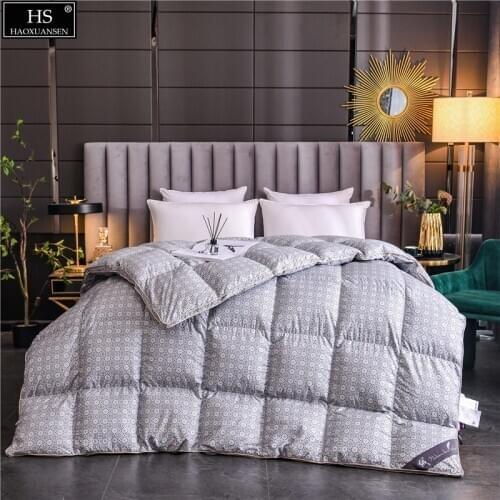 Lovely little Chrysanthemum Goose Down Quilt Comforter Filling Power 600 Combed Cotton Duvet Winter Blanket OEKO-TEX Certified