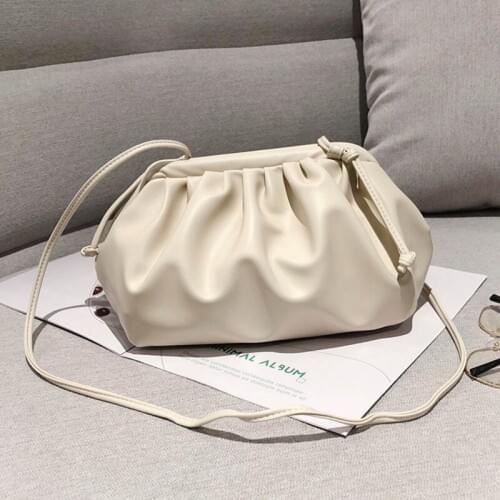 Solid Color Elegant Crossbody Bags For Women 2020 Small Clutch Female Party Handbags And Purses Lady Shoulder Simple Bag