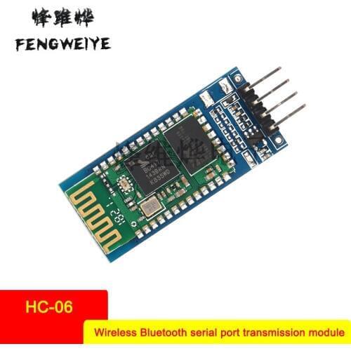 Panel wireless Bluetooth serial port transparent transmission module Wireless serial communication HC-06 slave Bluetooth module