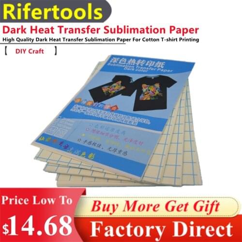 Direct Price Wholesale A4 100 Sheets Each Pack Quick Dry Custom Sublimation Transfer Paper For Cotton Fabric Tshirt DIY Printing