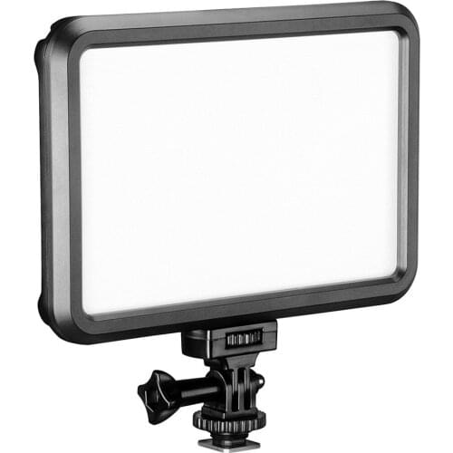 PT-12B LED Photography Video Camcorder Fill-in Light Panel 3200-5600K with Hot Shoe Adapter for Canon Nikon Olympus Cameras