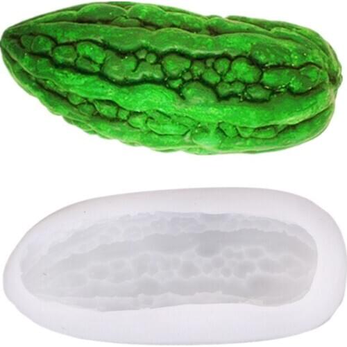 Bitter Gourd Shape Mousse Cake Silicone Mold Fondant Chocolate Candy Molds Biscuits Ice Cube Mould Baking Cake Decoration Tools