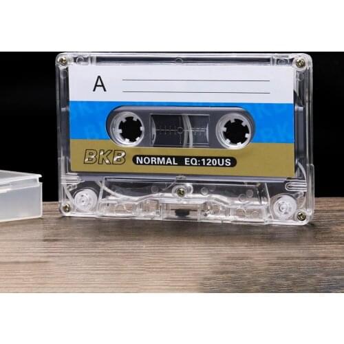 BKB 60 Minutes Standard Cassette Blank Tape Player Empty Magnetic Audio Tape Recording for Speech Music Teach Radio Accessories