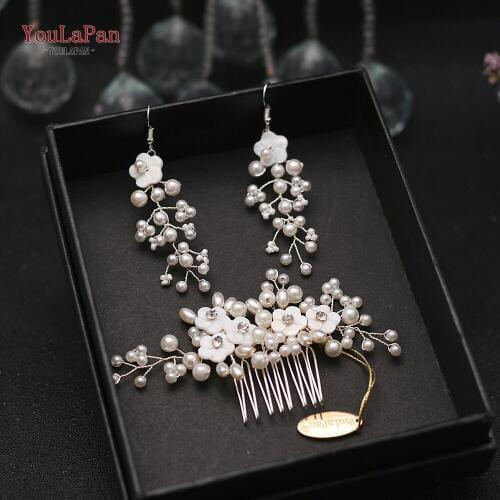 YouLaPan HP162 Wedding Bridal Combs Pearl Bridal Tiara Bridal Wedding Hair Accessories Wedding Hair Jewelry Wedding Hair Comb