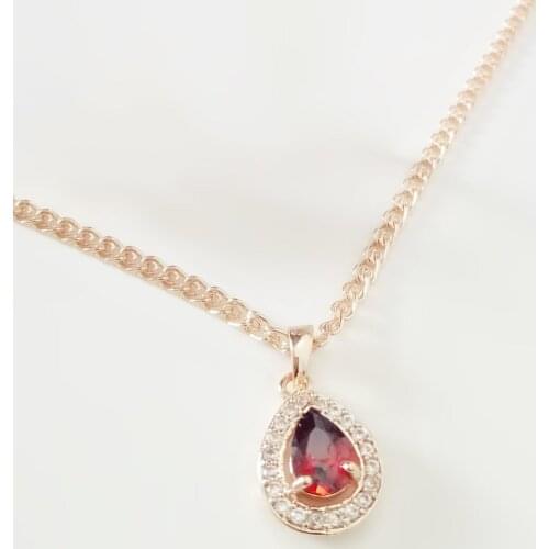 Women Pendant New Fashion Jewelry Heart Shape Cubic Zircon Jewelry 585 Gold Color Fashion New Necklace Pendants