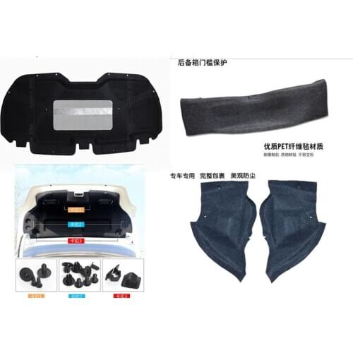 Sound Deadening Insulation Mat Automotive Deadener Wall Soundproofing Foam Panels insulation For Peugeot 301 2013-2019