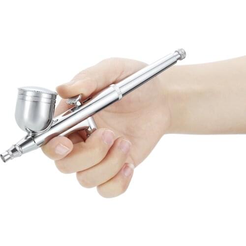 0.3mm Min Gravity Feed Dual Action Airbrush Painting Spray Gun Kit BT-130 Tattoo Nail Tool For Artwork Cake Decorating