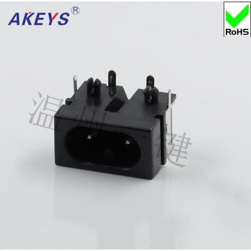 10 PCS AC-019A-ZJ Power socket High quality mother seat 90 degrees 8 words eight words socket 10A250V plum socket