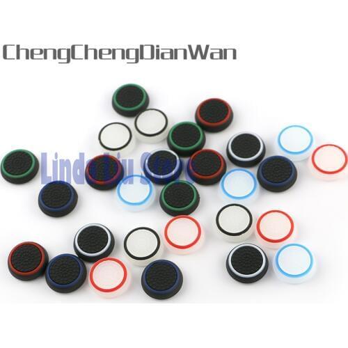 ChengChengDianWan 100pcs Silicone Grips Cap 3D Joystick Grips cap For PS4 PS3 Xbox360 Xbox one Controller