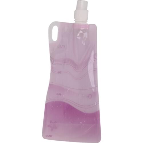 1L Foldable Plastic Screw Top Water Bottle Bag Pouch Bladder Outdoor Cycling New