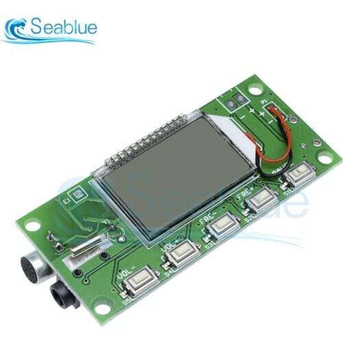 DC 3V-5V FM Transmitter Module DSP PLL 87-108MHz Stereo Digital Wireless Microphone Board Multi-function Frequency Modulation