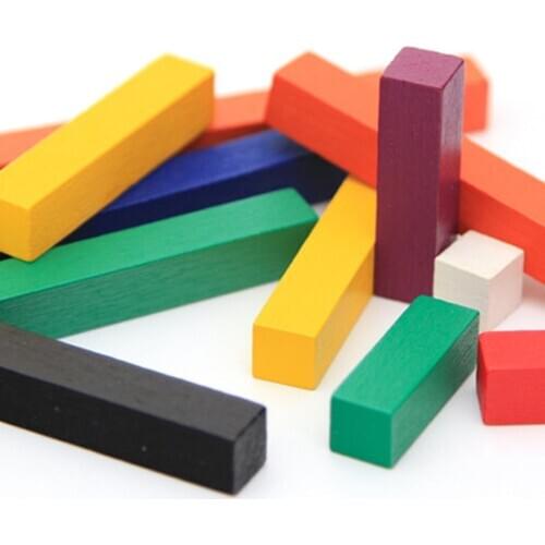 Wooden Number Counting Sticks Kids Child Preschool Math Learning Toy Decimalism Length Early Eduacation Toys Gift