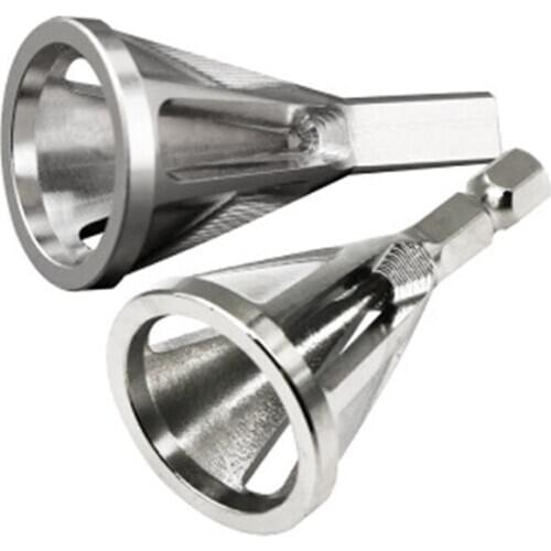 1 pcs Chamfer New Deburring External Chamfer Electric drill chamfering tool with triangular handle and hexagonal handle chuck