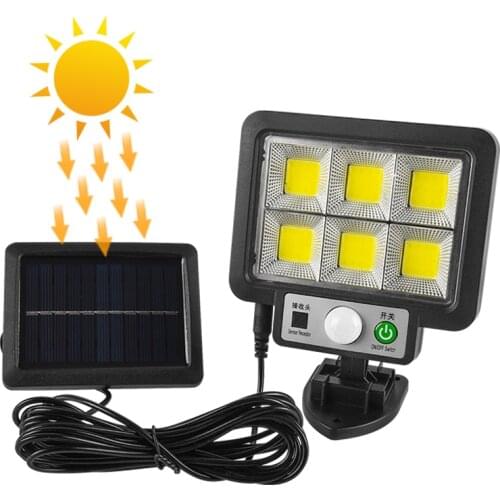 Solar Light Outdoor Human Sensor Wall Street Lamp Garden Lawn Split Type Light Garden Yard Sensor Street Slight Light IR Mode
