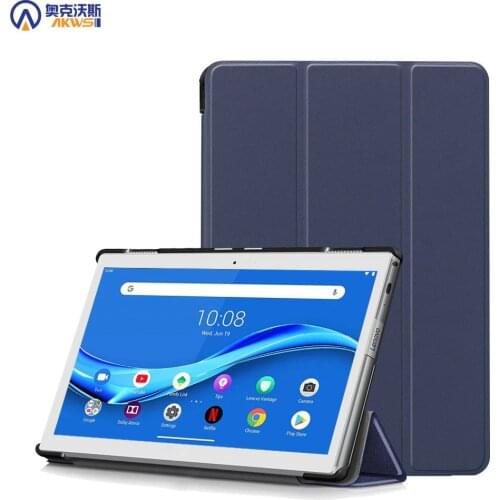 Folio Stand Leather Case for Lenovo TAB 4 10 Plus TB- X704N /F / L, Ultra Slim Protective Cover For Lenovo Tab4 10 plus