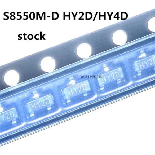 Original 10pcs/ S8550M-D HY2D/HY4D SOT23 1.5A