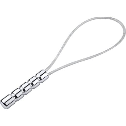 Outdoor EDC Self Defense Steel Wire Whip Stainless Steel Metal Handle for Women Personal Saftey Anti-wolf Tool Window Broken