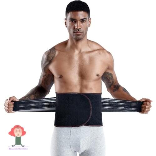 Hip belt Male Waist Trainer Polyester Body Shape Belt Men Body Shapers Slimming Girdle Belly Abdominal Band Modeling Strap Corse