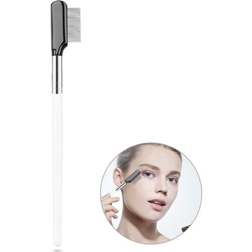 Eyelash Curler Beauty Makeup Lash Separator Metal Eyelash Brush Cosmetic Tool