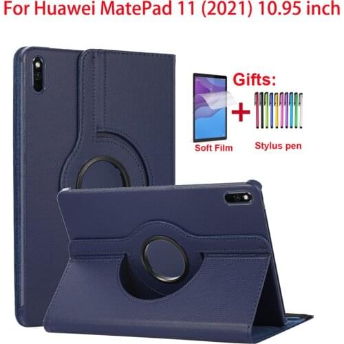 360 Rotating Stand Case For Huawei MatePad 11 (2021) 10.95 inch Flip Tablet Cover For Huawei MatePad 11 10.95 inch Case Funda