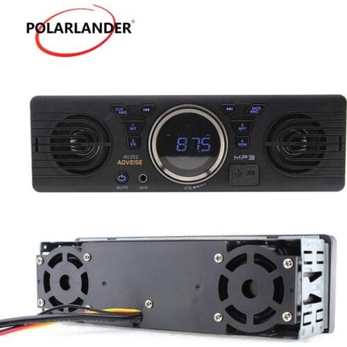 1 Din Car radio AUX IN USB/SD built-in 2 speakers TF Card FM 12V In-dash Bluetooth Player AV252 Car MP3 Player Audio