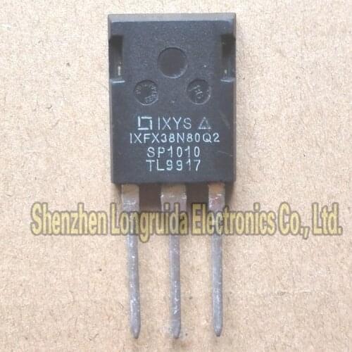 10PCS IXFX38N80Q2 IXFX38N80 TO-247 MOSFET TRANSISTOR 38A 800V
