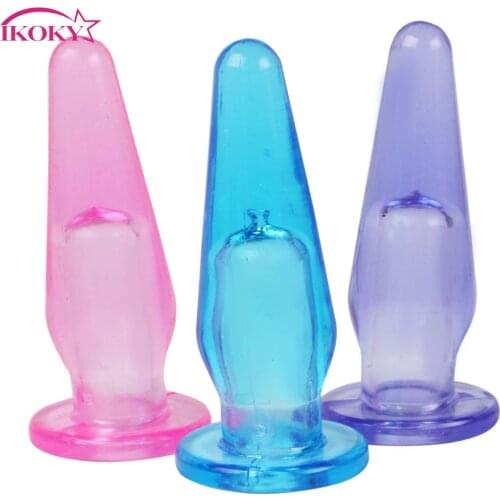 Anal Plug Sex Toys for Men Woman Masturbation Gay Soft Jelly Sex Products Butt Plug Prostate Massager Finger Prostata Massage