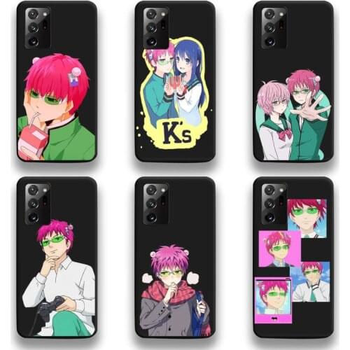 The Disastrous Life of Saiki K Phone Case For Samsung Galaxy Note20 ultra 7 8 9 10 Plus lite M51 M21 M31 J8 2018 Prime