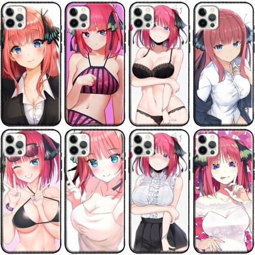 Nakano Nino Gotoubun no Hanayome Phone Case For Apple iPhone 11 Pro Max 12 mini X XR XS Max 8 7 Plus SE 2020 Cover Shell