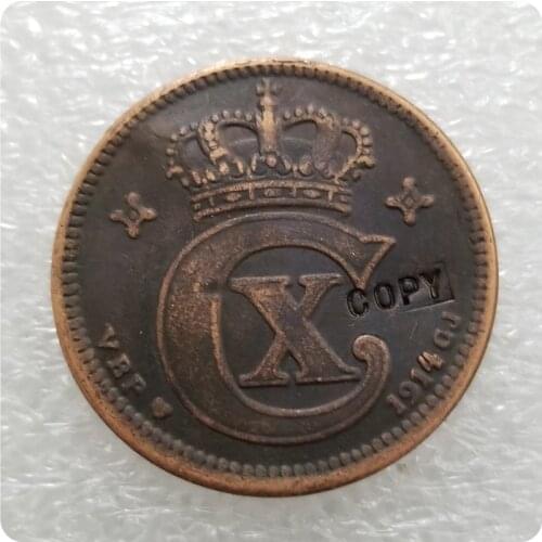 DENMARK 5 ORE 1914 COPY