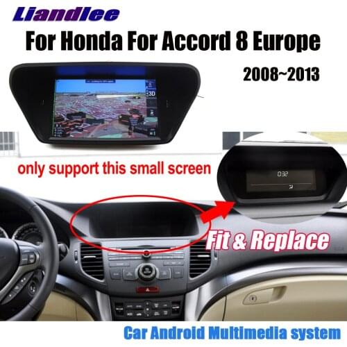 For Honda Accord 8 Europe 2008~2013 Radio Android Car Stereo Car Carplay BT GPS Navigation Map Camera OBD Multimedia Player