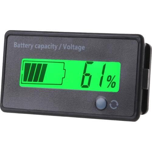 DC 12V-84V Lead-acid Battery Capacity Indicator Voltage Meter LCD Voltmeter Monitor