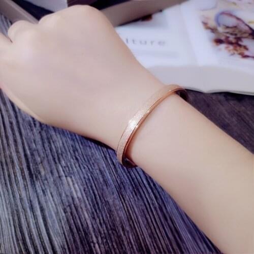Frosted Titanium Steel women and men Bangle high Quality Bracelet&Bangle Jewelry drop shipping